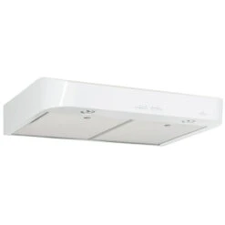 Venmar Bistro 30-inch Under-Cabinet Range Hood, 300 Max Blower CFM, White -Whirlpool Sales Store 09095090 L