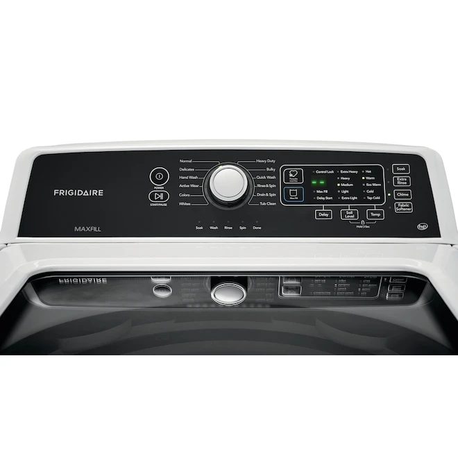 Frigidaire Top-Load Washer - 4.7-cu Ft - 12 Wash Cycles - High Efficiency - White 2 Frigidaire Top-Load Washer - 4.7-cu Ft - 12 Wash Cycles - High Efficiency - White - Image 2