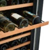 52-Bottle Wine Cooler - 34.25" - Stainless Steel