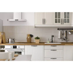 Mistral Wall Mount Chimney Style Range Hood - 600 CFM - 30-in - Stainless Steel -Whirlpool Sales Store 16505007e L