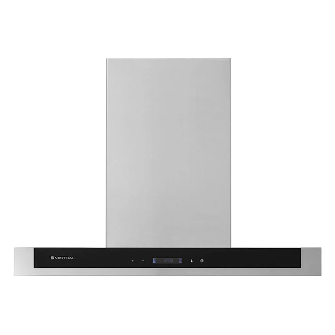 Mistral Wall Mount Chimney Style Range Hood - 450 CFM - 29.5-in - Stainless Steel 2 Mistral Wall Mount Chimney Style Range Hood - 450 CFM - 29.5-in - Stainless Steel - Image 2
