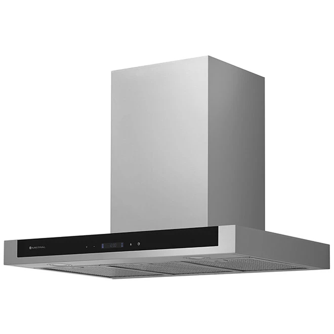 Mistral Wall Mount Chimney Style Range Hood - 450 CFM - 29.5-in - Stainless Steel 5 Mistral Wall Mount Chimney Style Range Hood - 450 CFM - 29.5-in - Stainless Steel - Image 5