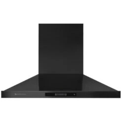 MISTRAL 30-in Black Stainless Steel Ducted Wall-Mounted Range Hood -Whirlpool Sales Store 16505024 L