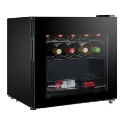 Midea 14 Bottles Cooler Wine - Metal 20.9-in X 18.8-in X 19.4-in Black -Whirlpool Sales Store 21615055 L