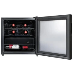 Midea 14 Bottles Cooler Wine - Metal 20.9-in X 18.8-in X 19.4-in Black -Whirlpool Sales Store 21615055b L