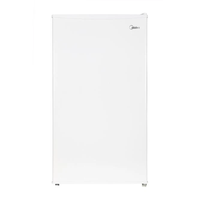 Midea 3.3-cu Ft Standard-Depth Freestanding Mini Fridge With Freezer Compartment (White) 1 Midea 3.3-cu Ft Standard-Depth Freestanding Mini Fridge With Freezer Compartment (White)