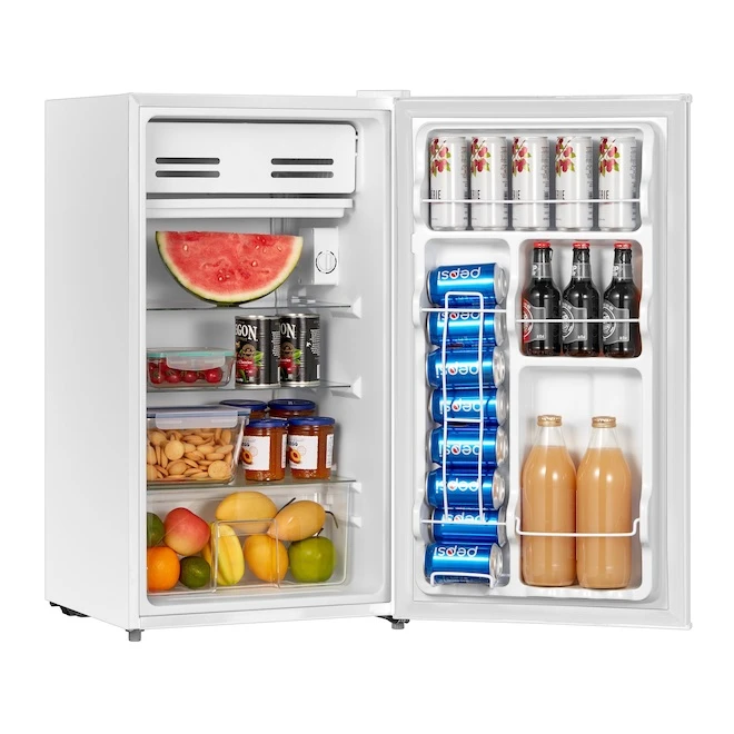 Midea 3.3-cu Ft Standard-Depth Freestanding Mini Fridge With Freezer Compartment (White) 2 Midea 3.3-cu Ft Standard-Depth Freestanding Mini Fridge With Freezer Compartment (White) - Image 2