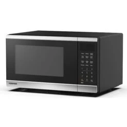 Toshiba 900W Stainless Steel Compact Countertop Microwave Oven - 0.9-cu Ft
