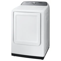 Samsung 7.4 Cu Ft Electric Dryer With Sensor Dry And Smart Care - White -Whirlpool Sales Store 22945313b L