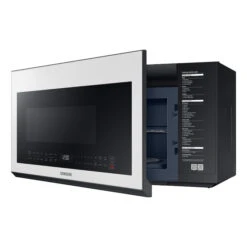 Samsung Bespoke 2.1-cu. Ft. Over-the-Range Microwave With Sensor Cooking Controls (Fingerprint-Resistant White) -Whirlpool Sales Store 22945419b L