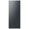 Samsung Bespoke Upper Panel For 3-Door Refrigerator - Stainless Steel - Matte Black
