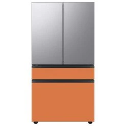 Samsung Bespoke FlexZone Drawer Panel For 4-Door Refrigerator - Glass - Clementine