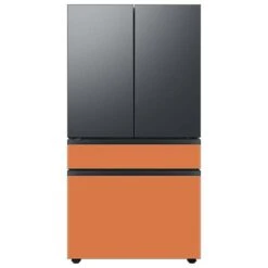 Samsung Bespoke FlexZone Drawer Panel For 4-Door Refrigerator - Glass - Clementine -Whirlpool Sales Store 22945438e L