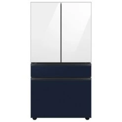 Samsung Bespoke FlexZone Drawer Panel For 4-Door Refrigerator - Stainless Steel - Navy -Whirlpool Sales Store 22945443e L