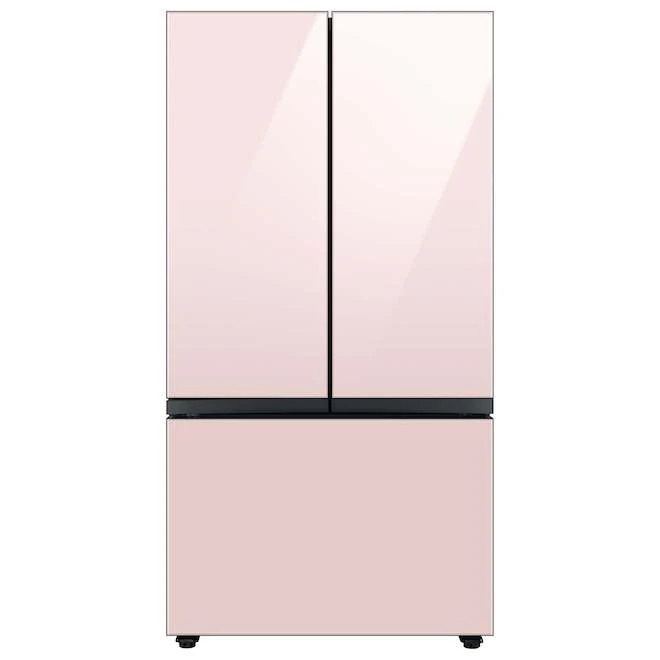 Samsung Bespoke Bottom Drawer Panel For 3-Door Refrigerator - Glass - Pink - 35.63 X 23.5 X 1.13-in 4 Samsung Bespoke Bottom Drawer Panel For 3-Door Refrigerator - Glass - Pink - 35.63 X 23.5 X 1.13-in - Image 4
