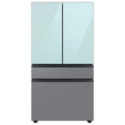 Samsung Bespoke Freezer Drawer Panel For 4-Door Refrigerator - Stainless Steel - 35.63 X 22.25 X 1.13-in -Whirlpool Sales Store 22945454e L