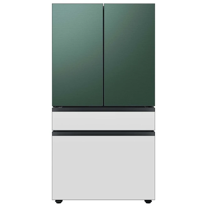 Samsung Bespoke Upper Panel For 4-Door Refrigerator - Stainless Steel - Emerald - 17.63 X 35.5 X 0.75-in 2 Samsung Bespoke Upper Panel For 4-Door Refrigerator - Stainless Steel - Emerald - 17.63 X 35.5 X 0.75-in - Image 2