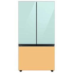 Samsung Bespoke Freezer Drawer Panel For 3-Door Refrigerator - Glass - Sunrise Yellow - 35.63 X 23.5-in -Whirlpool Sales Store 22945458d L