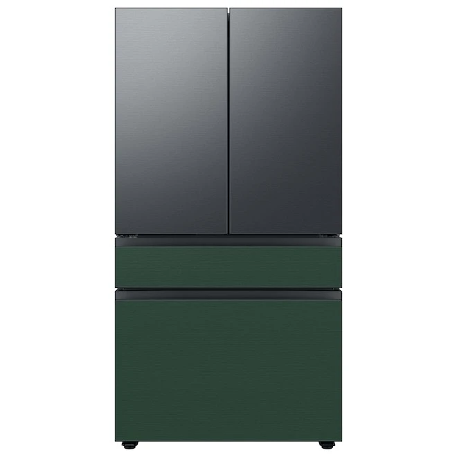 Samsung Bespoke Upper Panel For 4-Door Refrigerator - Stainless Steel - Matte Black - 17.63 X 35.5 X 0.75-in 1 Samsung Bespoke Upper Panel For 4-Door Refrigerator - Stainless Steel - Matte Black - 17.63 X 35.5 X 0.75-in