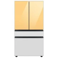 Samsung Bespoke Upper Panel For 4-Door Refrigerator - Glass - Sunrise Yellow - 17,63 X 35,5 X 0,75-in -Whirlpool Sales Store 22945467c L