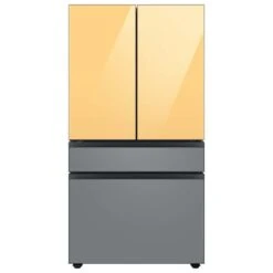 Samsung Bespoke Upper Panel For 4-Door Refrigerator - Glass - Sunrise Yellow - 17,63 X 35,5 X 0,75-in -Whirlpool Sales Store 22945467d L