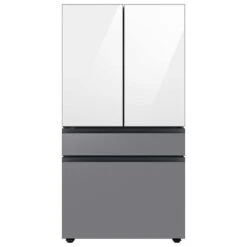 Samsung Bespoke FlexZone Drawer Panel For 4-Door Refrigerator - Stainless Steel - 35.63 X 6.38 X 1.13-in -Whirlpool Sales Store 22945472b L