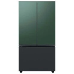 Samsung Bespoke Upper Panel For 3-Door Refrigerator - Stainless Steel - Emerald
