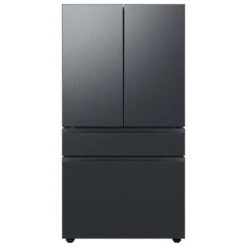 Samsung Bespoke FlexZone Drawer Panel For 4-Door Refrigerator - Stainless Steel - Matte Black -Whirlpool Sales Store 22945477b L