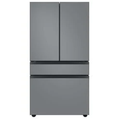 Samsung Bespoke Upper Panel For 4-Door Refrigerator - Glass - Matte Grey -Whirlpool Sales Store 22945493b L
