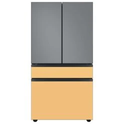 Samsung Bespoke Upper Panel For 4-Door Refrigerator - Glass - Matte Grey -Whirlpool Sales Store 22945493c L