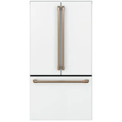 GE Cafe 36-in Refrigerator Handles - Brushed Bronze