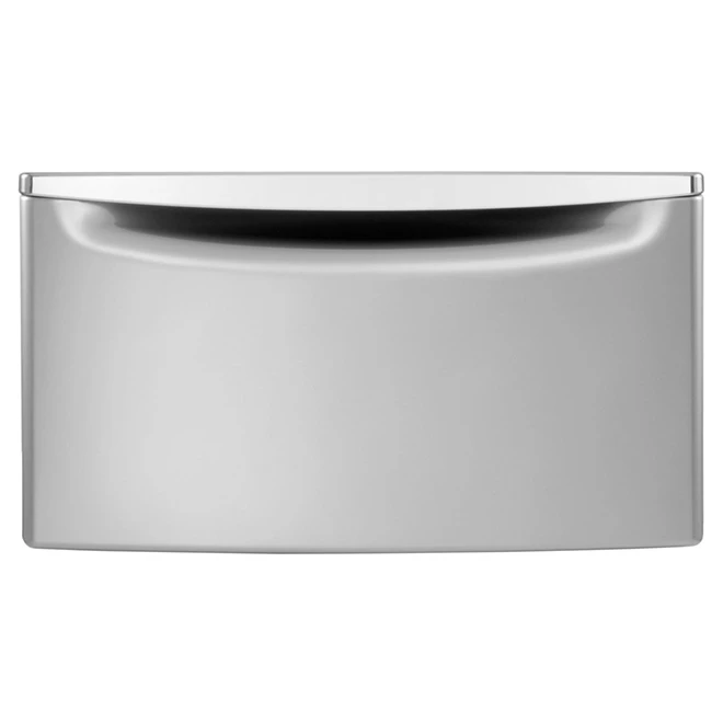 Pedestal With Storage Drawer 27" - Chrome Shadow 3 Pedestal With Storage Drawer 27" - Chrome Shadow - Image 3