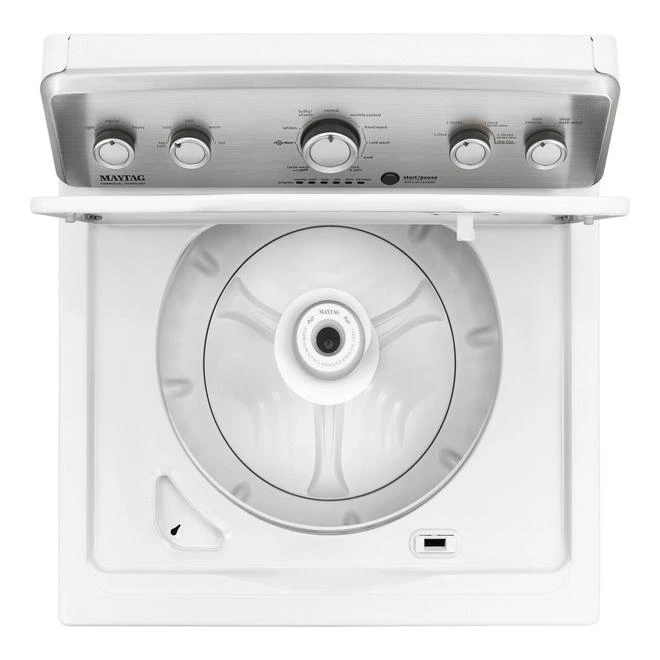 Maytag Top-Load Washer - PowerWash - High Efficiency - White - 4.9-cu Ft 2 Maytag Top-Load Washer - PowerWash - High Efficiency - White - 4.9-cu Ft - Image 2