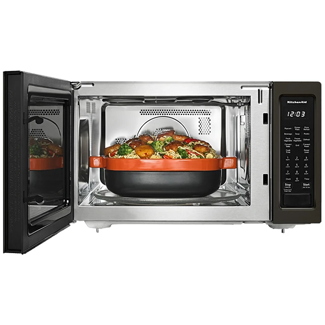 KitchenAid Convection Microwave Oven - 1.5 Cu.ft - 1400 W 2 KitchenAid Convection Microwave Oven - 1.5 Cu.ft - 1400 W - Image 2