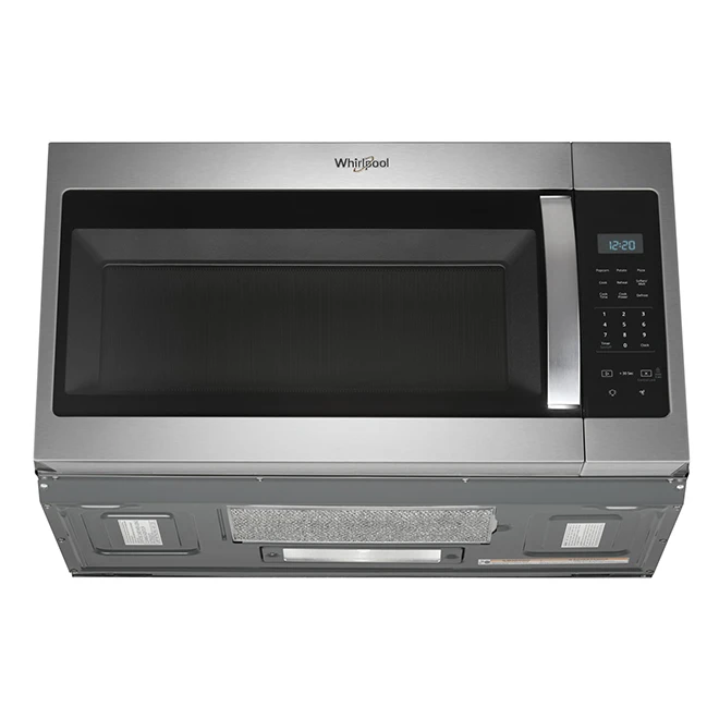 Whirlpool Over-the-Range Microwave - 900 W - 1.7-cu Ft - Stainless Steel 4 Whirlpool Over-the-Range Microwave - 900 W - 1.7-cu Ft - Stainless Steel - Image 4