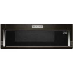KitchenAid Built-In Low Profile Microwave Oven - Black Stainless Steel - 1000-Watts - 500-CFM - LED Lights -Whirlpool Sales Store 30005982 L