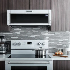 KitchenAid Charcoal Filter Microwave Oven - 5-Speed Dual Fan - 500 CFM - 10 1/4-in H X 30-in W X 18-in D - White -Whirlpool Sales Store 30006214d L