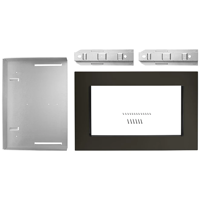 Whirlpool Microwave Trim Kit - 27in - Black Stainless Steel 1 Whirlpool Microwave Trim Kit - 27in - Black Stainless Steel