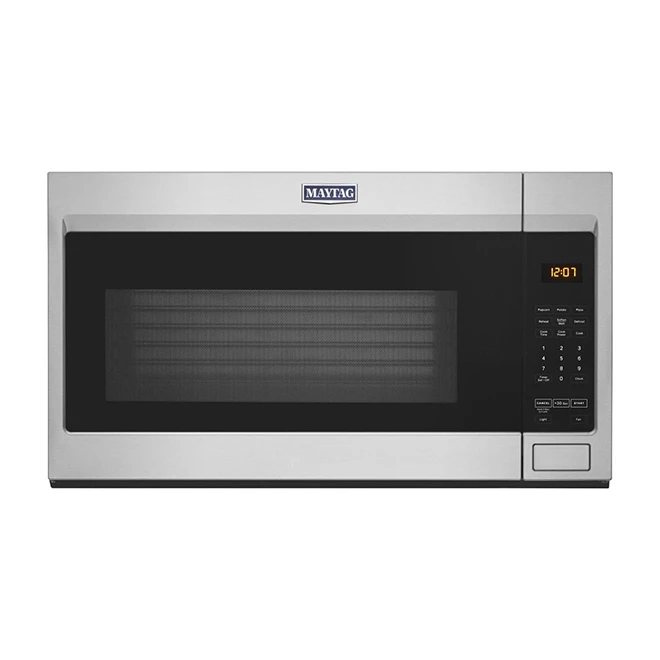 Maytag Over-the-Range Microwave With Stainless Steel Cavity - 1.9-cu Ft - 1000-Watt - Fingerprint Resistant 4 Maytag Over-the-Range Microwave With Stainless Steel Cavity - 1.9-cu Ft - 1000-Watt - Fingerprint Resistant - Image 4