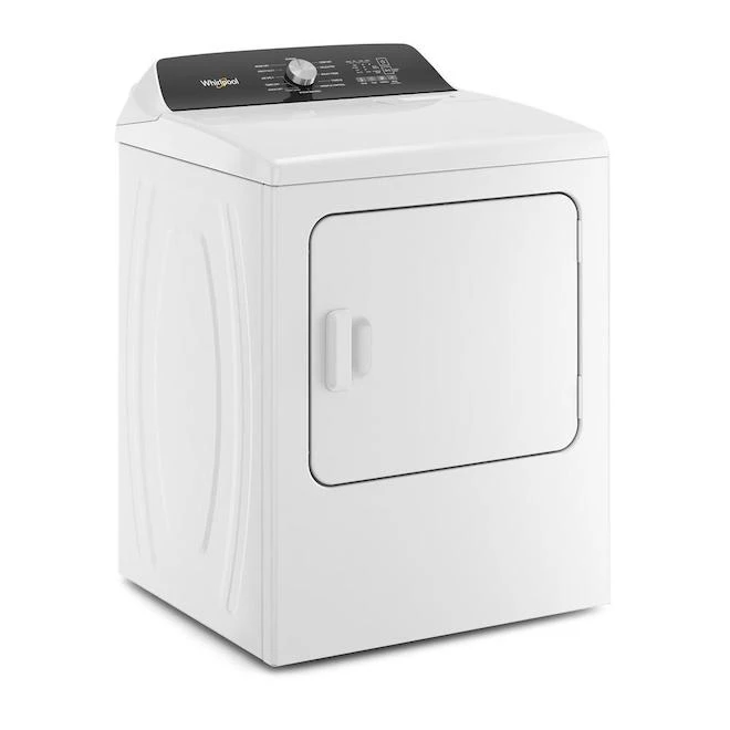 Whirlpool 7-cu Ft Steam Electric Dryer - Vented - White 4 Whirlpool 7-cu Ft Steam Electric Dryer - Vented - White - Image 4