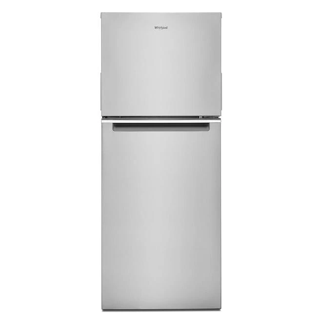 Whirlpool 11.6-cu Ft Top-Freezer Refrigerator - Fingerprint Resistant Stainless Steel Finish - LED Lighting 2 Whirlpool 11.6-cu Ft Top-Freezer Refrigerator - Fingerprint Resistant Stainless Steel Finish - LED Lighting - Image 2