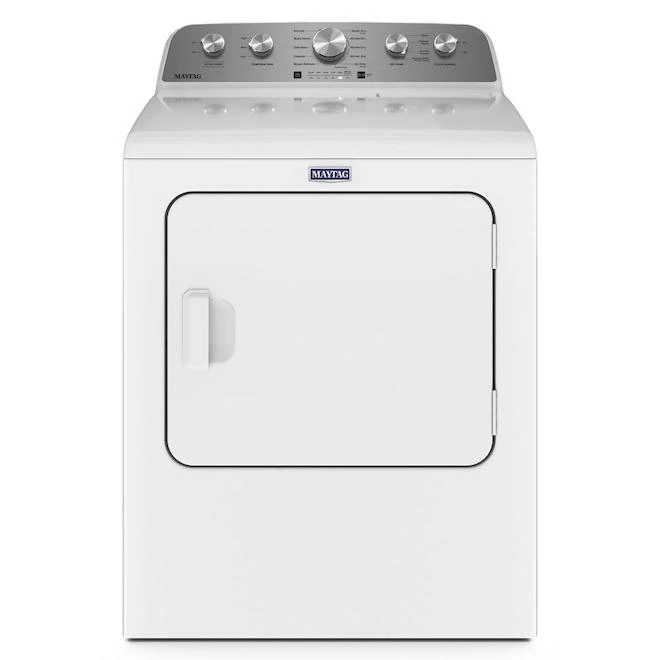 Maytag Side Swing Door Steam Electric Dryer With Enhanced Cycles - 7-cu Ft - White 1 Maytag Side Swing Door Steam Electric Dryer With Enhanced Cycles - 7-cu Ft - White