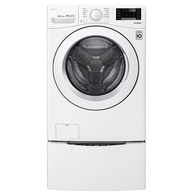 LG Front-Load Washer With Wi-Fi And LoDecibel Quiet Operation - 5.2-cu Ft - White 1 LG Front-Load Washer With Wi-Fi And LoDecibel Quiet Operation - 5.2-cu Ft - White