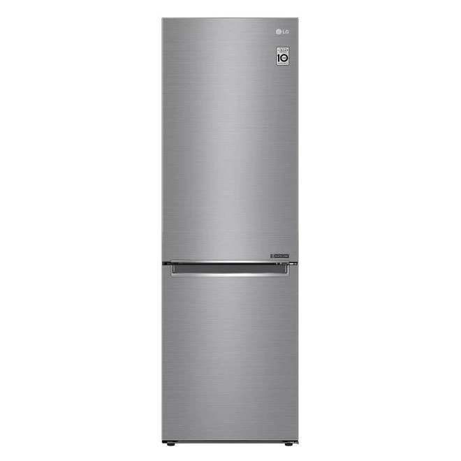 LG Bottom-Freezer Refrigerator - LED Interior Lighting - 24-in - 11.9-cu Ft - Platinum Silver 2 LG Bottom-Freezer Refrigerator - LED Interior Lighting - 24-in - 11.9-cu Ft - Platinum Silver - Image 2