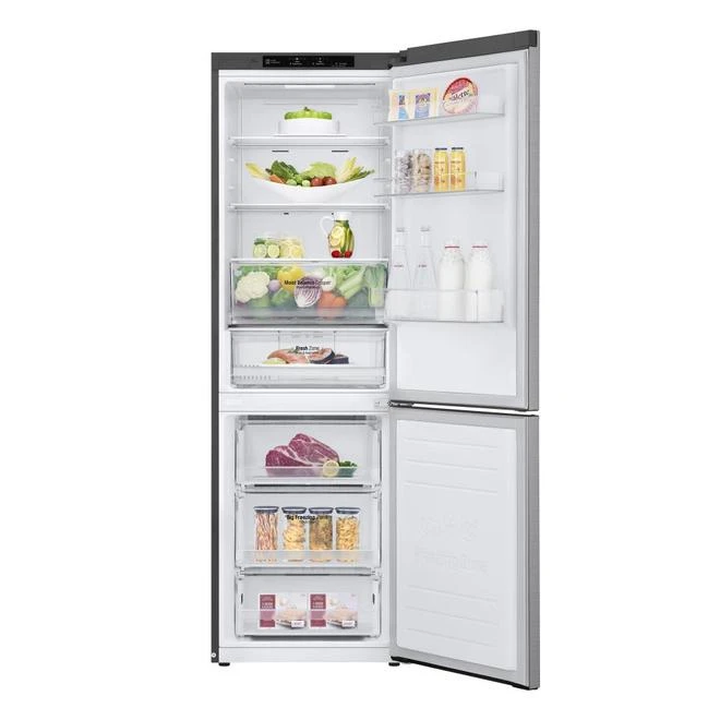 LG Bottom-Freezer Refrigerator - LED Interior Lighting - 24-in - 11.9-cu Ft - Platinum Silver 1 LG Bottom-Freezer Refrigerator - LED Interior Lighting - 24-in - 11.9-cu Ft - Platinum Silver