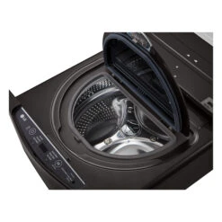 LG 1.1-cu. Ft. 29-in High Efficiency Pedestal Washer (Black Stainless Steel) -Whirlpool Sales Store 30895361b L