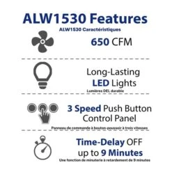 Cyclone 30-in Wall-Mounted Range Hood (Stainless Steel) -Whirlpool Sales Store 330008669 AlternateImage3 l