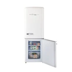 Unique Classic Retro Marshmallow White 7-cu Ft 21.6-in Standard-Depth Bottom-Freezer Energy Star Certified Refrigerator -Whirlpool Sales Store 330975684 AlternateImage2 l