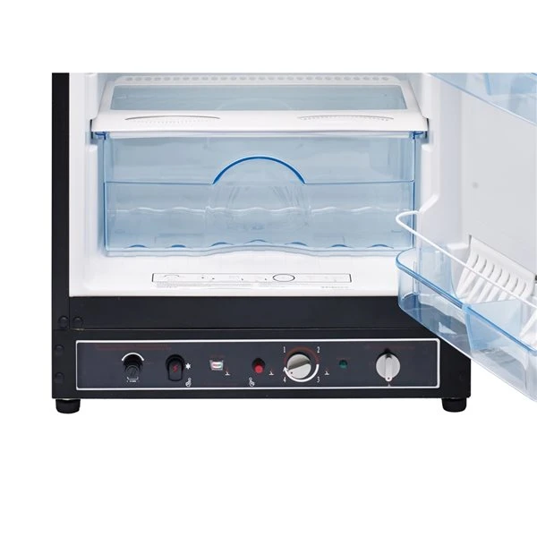 Unique Off-Grid Black 8-cu Ft Standard-Depth Propane Top-Freezer Refrigerator 1 Unique Off-Grid Black 8-cu Ft Standard-Depth Propane Top-Freezer Refrigerator