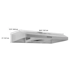 Aria 30-in Convertible Under Cabinet Range Hood In Stainless Steel With Charcoal Filter -Whirlpool Sales Store 330977900 AlternateImage1 l